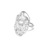 Liz-Crow-London-Fortitude-Ring--The-Anchor-Sterling-Silver-Statement-Sculptural-Molten-Organic-Texture-Cocktail-Ring