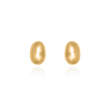 The Knowing 18ct Gold Vermeil Small Molten Stud Earrings