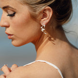 Liz-Crow-London-Jewellery-The-Noticing-Earrings-Sterling-Silver-Asymmetric-Odd-Pair-Statement-Earring-Stud-Molten-Organic-Texture