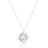 The Deep Stillness Sterling Silver Coin Pendant Necklace