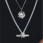 Liz-Crow-London-Presence-Pendant-Sterling-Silver-The-Deep-Stillness-Textured-Molten-Coin-Antique-vintage-StylePendant-Circle-Necklace