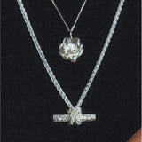 Liz-Crow-London-Presence-Pendant-Sterling-Silver-The-Deep-Stillness-Textured-Molten-Coin-Antique-vintage-StylePendant-Circle-Necklace