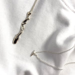 Liz-Crow-London-Resilience-Necklace-Sterling-Silver-Wiggle-Pcean-Drop-Wave-Long-Statement-Pendant-Molten-Texture-Necklace3
