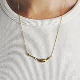 Liz-Crow-London-Return-18ct-Gold-Vermeil-Molten-Textured-Horizontal-Bar-Necklace-Ocean-Droplet-Molten