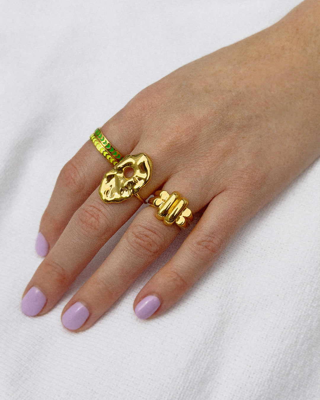 Liz-Crow-London-The-Anchor-Ring-18ct-Gold-Vermeil-Sculptural-Molten-Texture-Statement-Cocktail-Ring