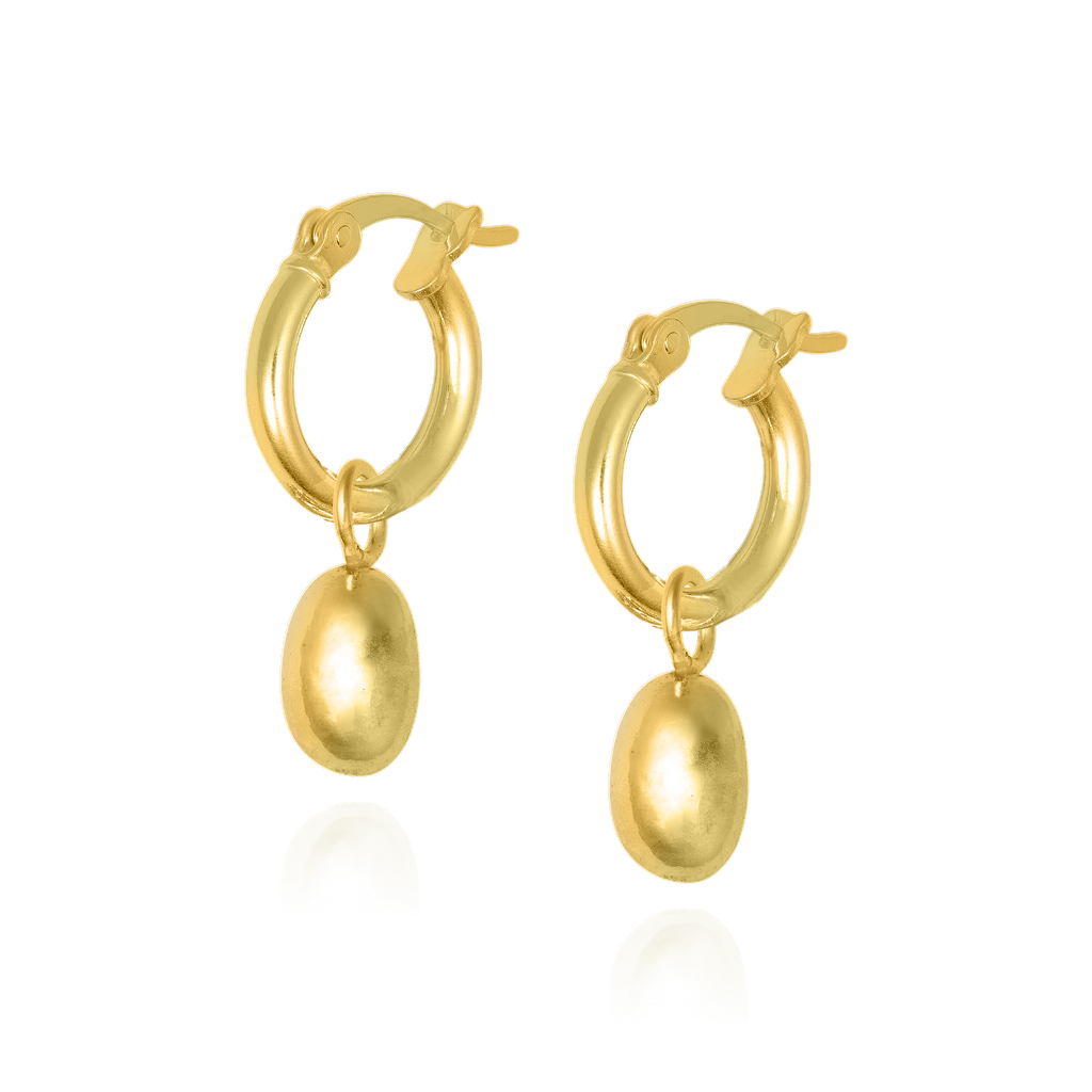 Liz-Crow-London-The-Knowing-Hoops-18ct-Gold-Vermeil-Small-Molten-Nugget-Pendant-Hoop-Earrings-Hoop-Drop