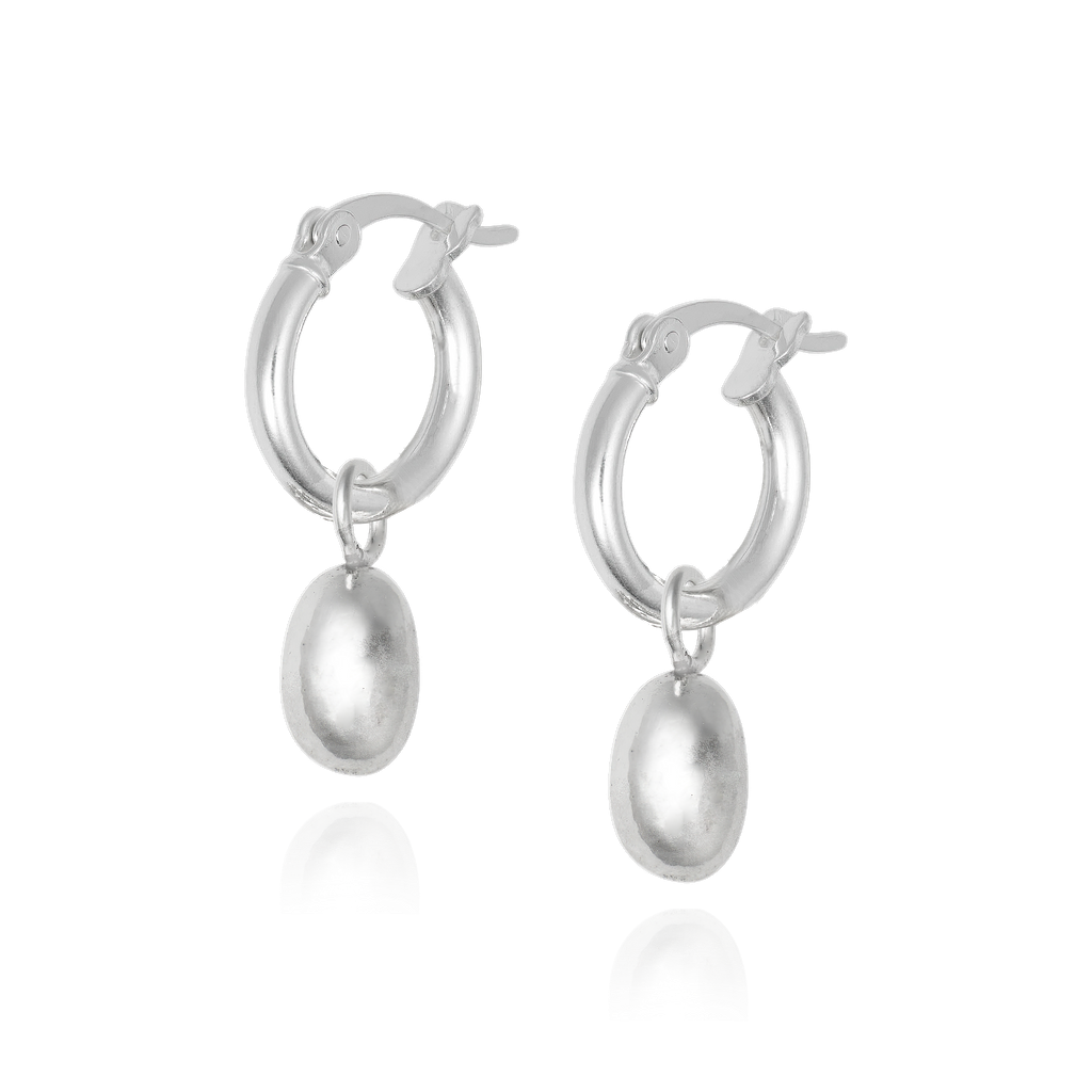 Liz-Crow-London-The-Knowing-Intuition-Small-Pendant-Ball-Sphere-Nugget-Hoops-Hoop-Earrings-Sterling-Silver