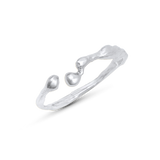 Liz-Crow-Molten-Ring--The-Offering-Recycled-Sterling-Silver-Molten-Texture-Stacking-Ring