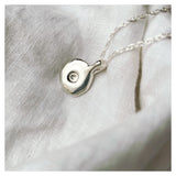 Medallion Letter Stamp Pendant