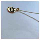 Medallion Letter Stamp Pendant