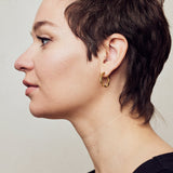 Firework Medium Gold Hoops