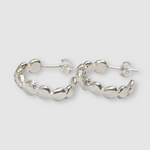 Milly-Maunder-Cova-Hoops-Earrings-Sterling-Silver-Minimal-Bubble-Circle-Disc-Pebble-Curve-Chunky-Medium-Hoop