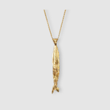 Milly-Maunder-Fish-Pendant-Long-Necklace-Coastal-Marine-Motifs-Jewellery-Beach-Summer-Pendant-Sealife-Ocean-Textured-Cool-Pisces-Gold-Plated-Layering-Necklaces