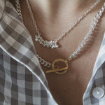 Milly-Maunder-Loop-Bar-Chunky-Chain-Pendant-Necklace-Mixed-Metal-Gold-Plated-18ct-Sterling-Silver-Statement-Cool-Chain-Jewellery