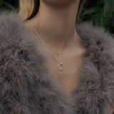 Milly-Maunder-Mini-Trio-Bubble-Pendant-Granules-Clover-Pebble-Charm-Chain-Necklace-Gold-Plated-18ct-Layering