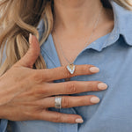 Milly-Maunder-Mira-Cigar-Ring-Chunky-Minimal-Molten-Textured-Rustic-Organic-Beaded-Edge-Statement-Band