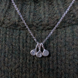 Milly-Maunder-Personalised-Single-Pebble-Nugget-Disc-Pendant-Necklace-Belcher-Chain-Alphabet-Letter-Sterling-Silver