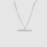 Milly-Maunder-Rustic-Textured-Beaded-Organic-Antique-T-Bar-Pendant-Necklace-Chain-Sterling-Silver