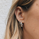 Milly-Maunder-Stacking-Huggie-Hoop-Mini-Cova-Beaded-Pebble-Bubble-Hoops-Hoop-Earrings-Sterling-Silver