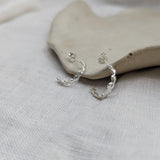 Milly-Maunder-Stacking-Huggie-Hoop-Mini-Cova-Beaded-Pebble-Bubble-Hoops-Hoop-Earrings-Sterling-Silver