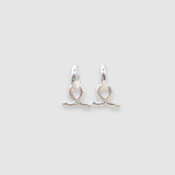 Milly-Maunder-T-Bar-Pendant-Huggie-Earrings-Molten-Texture-Sterling-Silver-Everyday-Jewellery-Cool-Organic-Form-Staple-Design