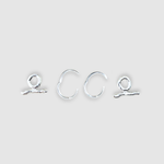 Milly-Maunder-T-Bar-Pendant-Huggie-Earrings-Molten-Texture-Sterling-Silver-Everyday-Jewellery-Cool-Organic-Form-Staple-Design