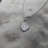 Milly-Maunder-Zodiac-Star-Sign-Coin-Disc-Vintage-Style-Antique-Heirloom-Pendant-Astrology-Chain-Necklace-Sterling-Silver-Personalised