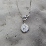 Milly-Maunder-Zodiac-Star-Sign-Coin-Disc-Vintage-Style-Antique-Heirloom-Pendant-Astrology-Chain-Necklace-Sterling-Silver-Personalised