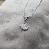 Milly-Maunder-Zodiac-Star-Sign-Coin-Disc-Vintage-Style-Antique-Heirloom-Pendant-Astrology-Chain-Necklace-Sterling-Silver-Personalised