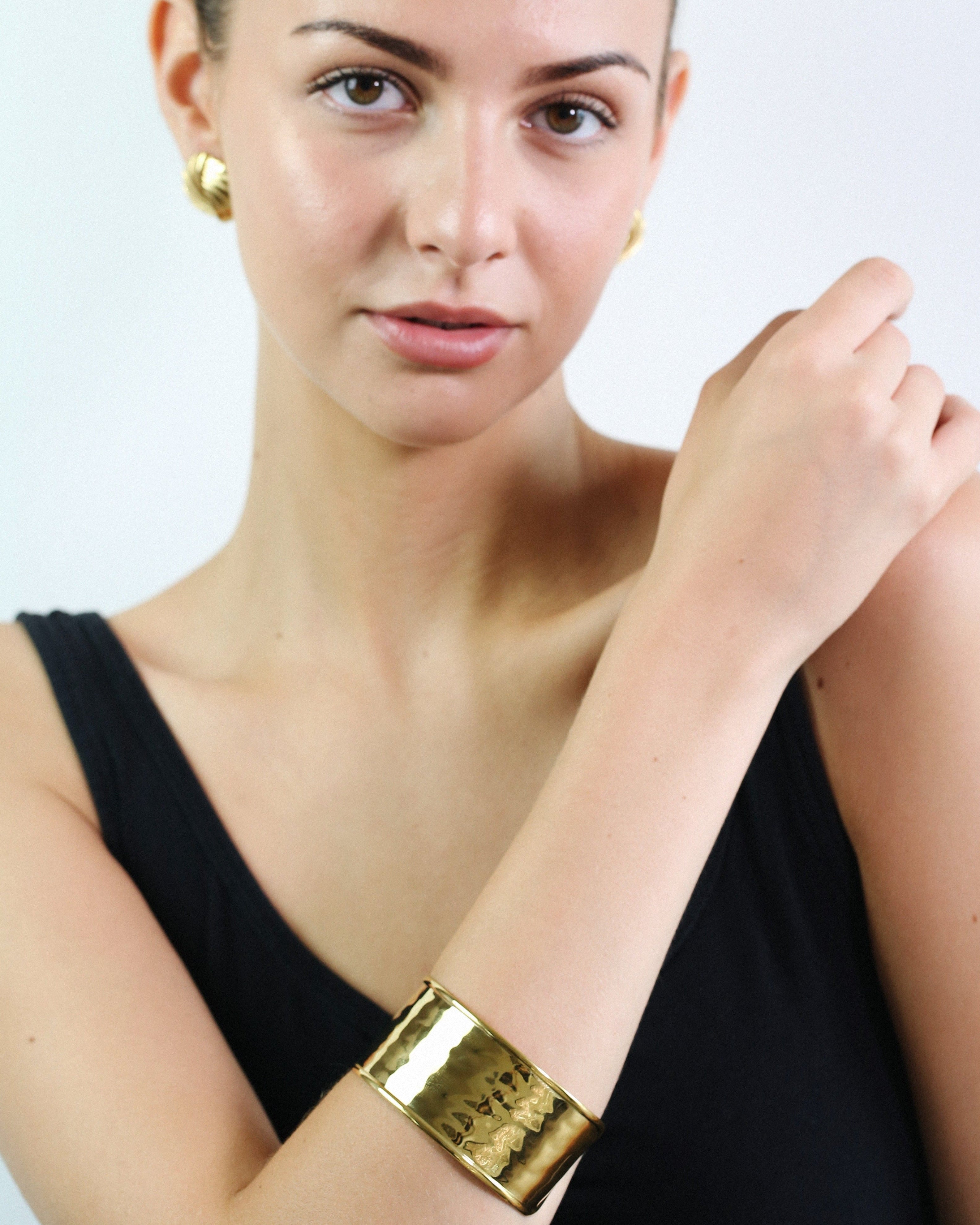 Miss-Cecilia-Golden-Muse-Chunky-Oversized-Hammered-Boho-Bohemiam-Gold-Plated-Cuff-Bangle-Bracelet-Statement-Jewellery-Summer-Designs