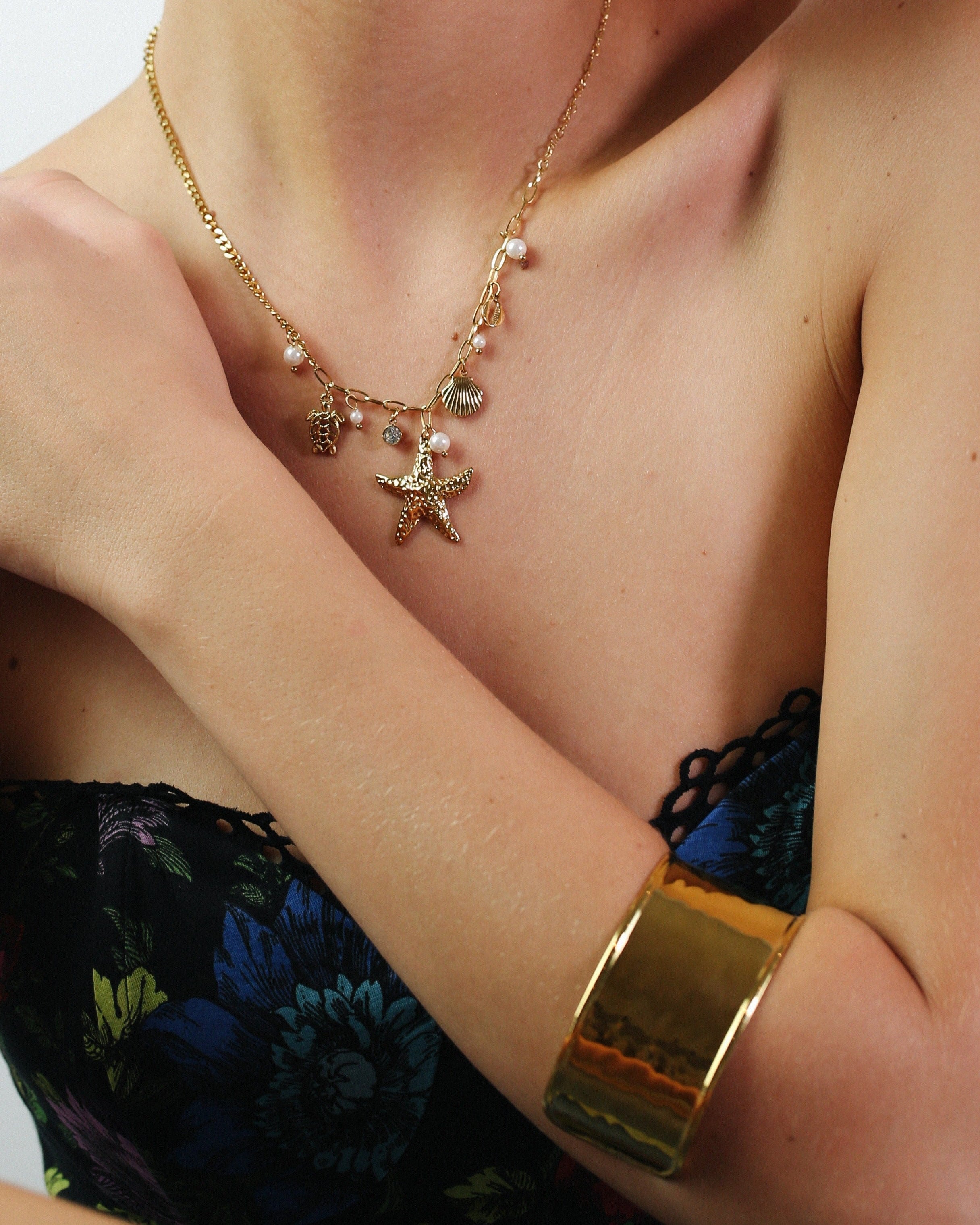 Miss-Cecilia-Golden-Muse-Chunky-Oversized-Hammered-Boho-Bohemiam-Gold-Plated-Cuff-Bangle-Bracelet-Statement-Jewellery-Summer-Designs
