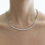 Miss-Cecilia-London-Bubble-Tennis-Necklace-Cubic-Zirconia-Clear-Diamond-Stone-Chunky-Cool-Evening-Party-Season-Jewellery-Gold-Silver-Accessories-Statement-Stone