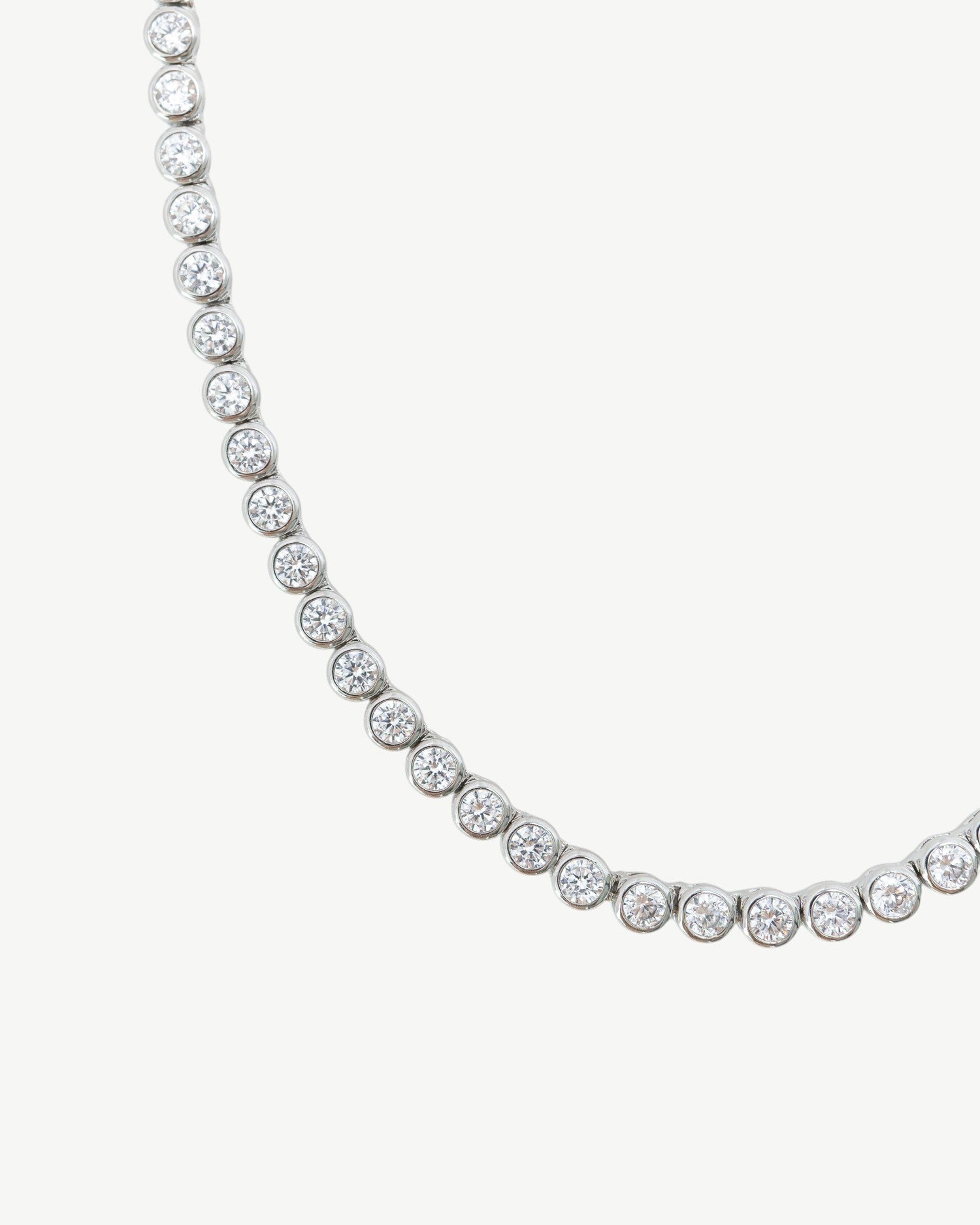 Miss-Cecilia-London-Bubble-Tennis-Necklace-Cubic-Zirconia-Clear-Diamond-Stone-Chunky-Cool-Evening-Party-Season-Jewellery-Gold-Silver-Accessories-Statement-Stone