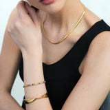 Miss-Cecilia-London-Rainbow-Bubble-Tennis-Bracelet-Multi-Coloured-Diamond-Cubic-Zirconia-Stones-Gemstones-Colourful-Cool-Jewellery-DemiFine-Gold-Plated-Rhodium-Silver-Evening-Party-jewellery-accessories