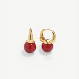 Miss-Cecilia-London-The-Sienna-Hoops-Red-Agate-Gemstone-Resin-Ball-Stone-Green-Hoop-Earrings-Cool-Summer-Colourful-Jewellery-Demifine-contemporary