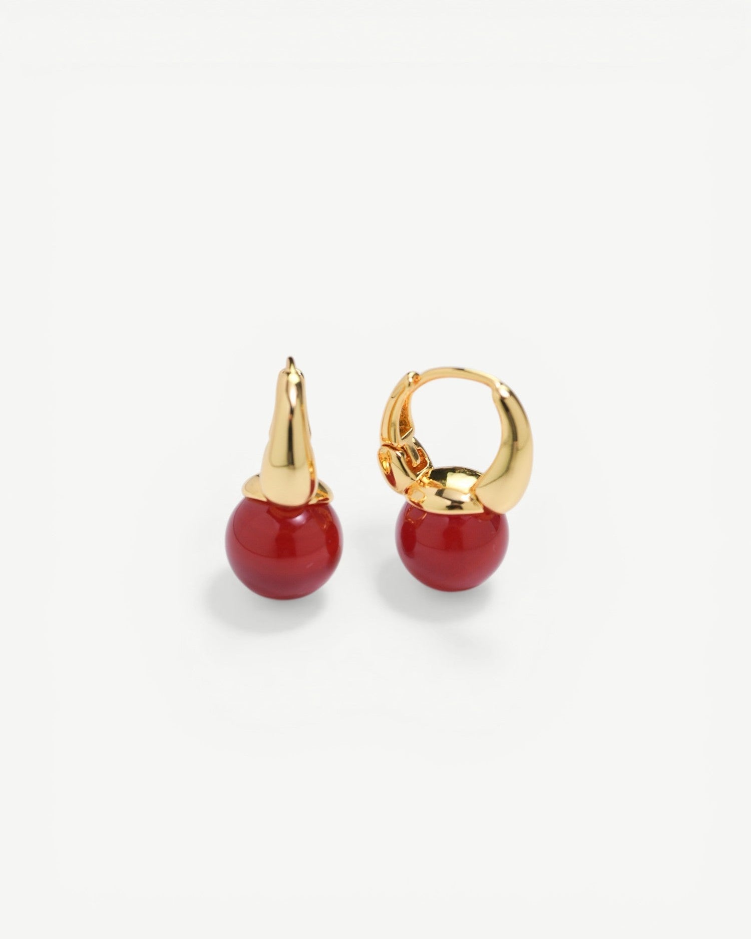 Miss-Cecilia-London-The-Sienna-Hoops-Red-Agate-Gemstone-Resin-Ball-Stone-Green-Hoop-Earrings-Cool-Summer-Colourful-Jewellery-Demifine-contemporary