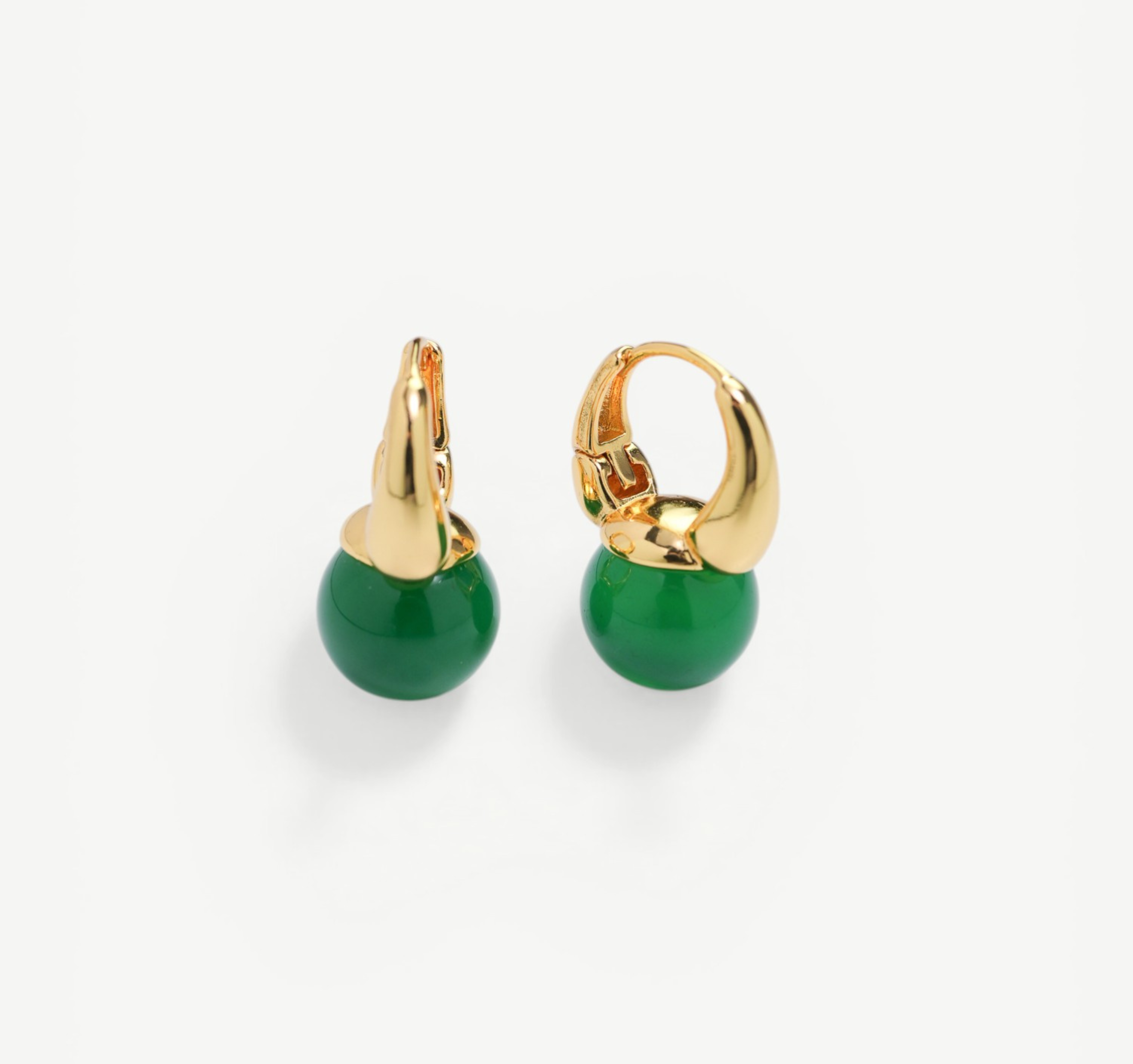 Miss-Cecilia-London-The-Sienna-Hoops-Red-Agate-Gemstone-Resin-Ball-Stone-Green-Hoop-Earrings-Cool-Summer-Colourful-Jewellery-Demifine-contemporary