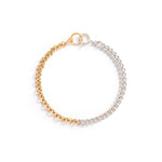 NORMA-Jewellery-Studio-10-Exclusive-Axis-bracelet-sterling-silver-curb-chain-18-ct-gold-vermeil-trace-chain-mixed-metals