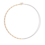 Norma-Jewellery-Exclusive-Studio-8-Relay-necklace-mixed-metal-gold-figaro-silver-curb-chain-chunky-everyday-cool