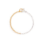 Norma-Jewellery-Studio-6-Exclusive-Frame-mixed-metal-chain-bracelet-18ct-gold-vermeil-curb-chain-sterling-silver-rectangle-cool-london