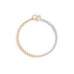 Norma-jewellery-studio-exclusive-4-Drift-mixed-metal-cool-bracelet-18t-gold-vermeil-trace-chain-sterling-silver-belcher-london-minimal