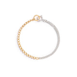 Norma-jewellery-studio-exclusive-4-Drift-mixed-metal-cool-bracelet-18t-gold-vermeil-trace-chain-sterling-silver-belcher-london-minimal