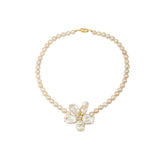 Classic Keshi Pearl Flower Necklace №65
