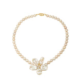 Classic Keshi Pearl Flower Necklace №65