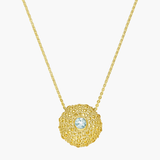 Ahinos Topaz Necklace Gold