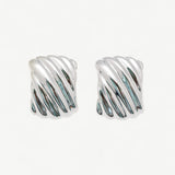Oversized Wave Stud Earrings