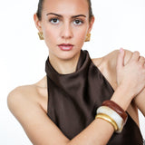 Sculpted Square Bangle