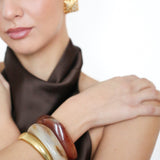 Sculpted Square Bangle