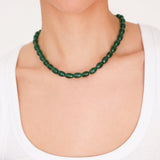 Forest Agate Bead Necklace