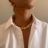 RUDDOCK-Saint-Malo-Chunky-Chain-Statement-Necklace-18ct-Gold-Plated